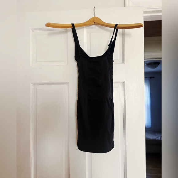 Skims Seamless Sculpt Slip Dress Onyx - Picture 6 of 7